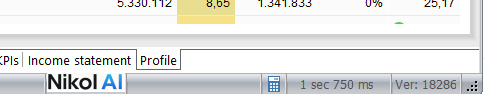 nikolAI button in workbook statusbar