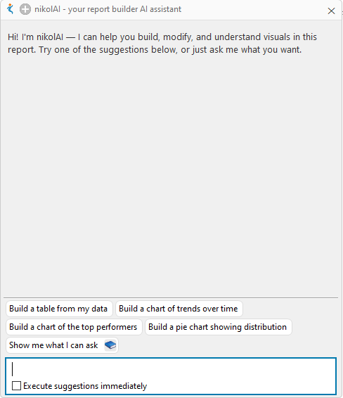 The nikolAI panel